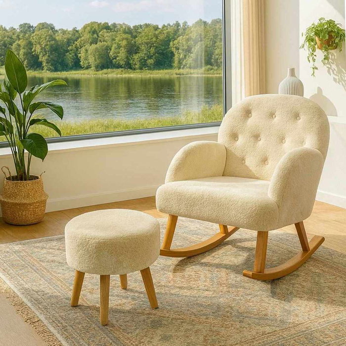Atelier Del Sofa Dügmeli - Cream